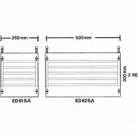 Модуль с шинной системой 2ряда/2 рейки |  код. ED 62 SA |  ABB